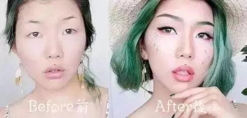 化妆差别很大的网红,揭秘网红化妆术的奥秘